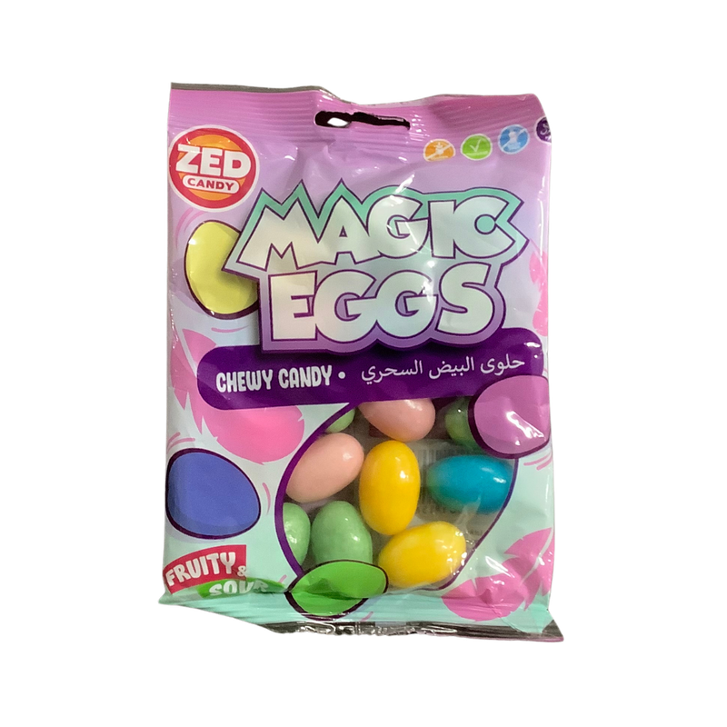 Magic Eggs Chewy Candy Fruity &amp; Sour 107g