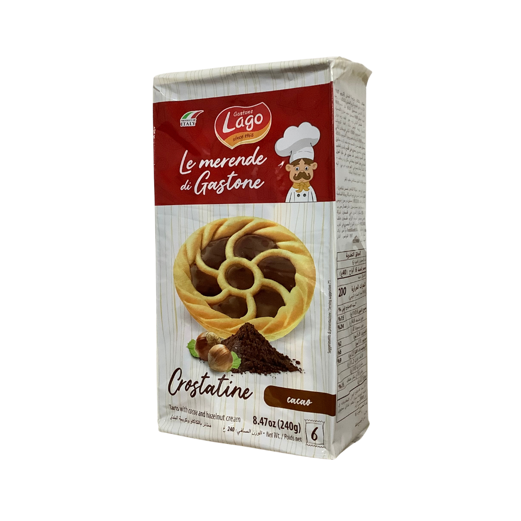Gastone Lago Crostatine Cocao 6 x 40g (240g)