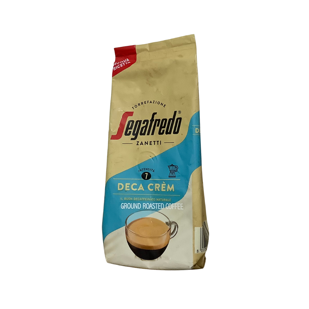 Segafredo Zanetti Deca Crem Decaf Ground Roasted Coffee 180g