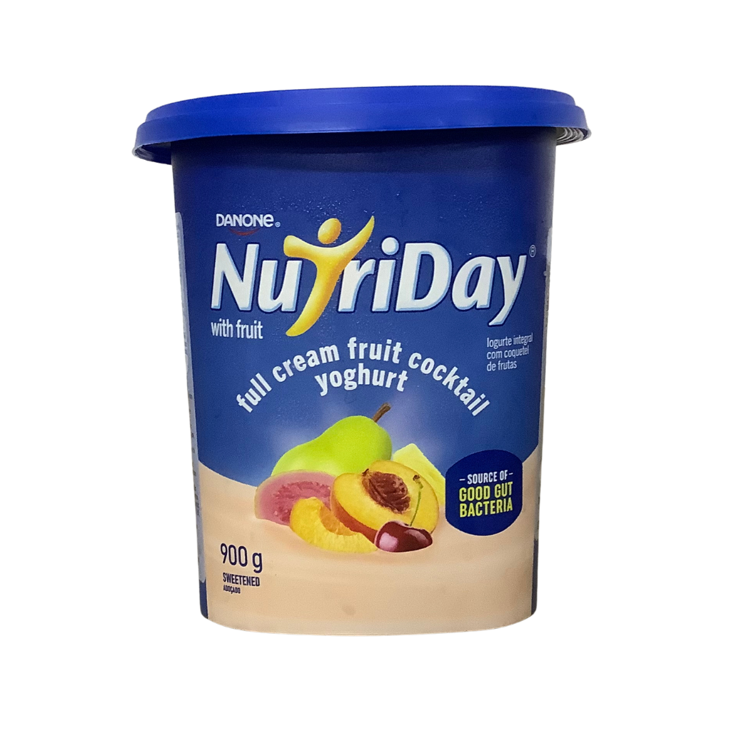 Nutriday Full Cream Fruit Cocktail Yoghurt 900g