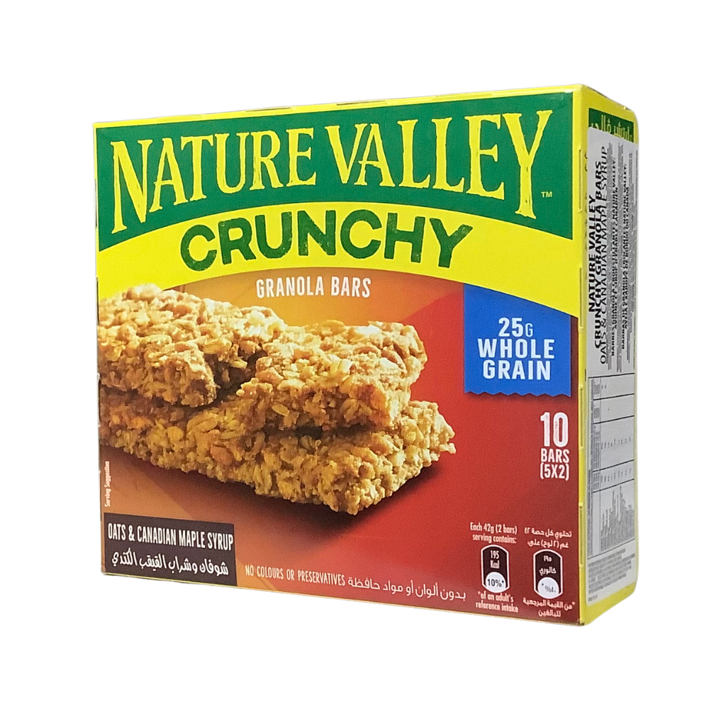 Nature Valley Crunchy Granola Bars Oats &amp; Canadian Maple Syrup 5 x 42g