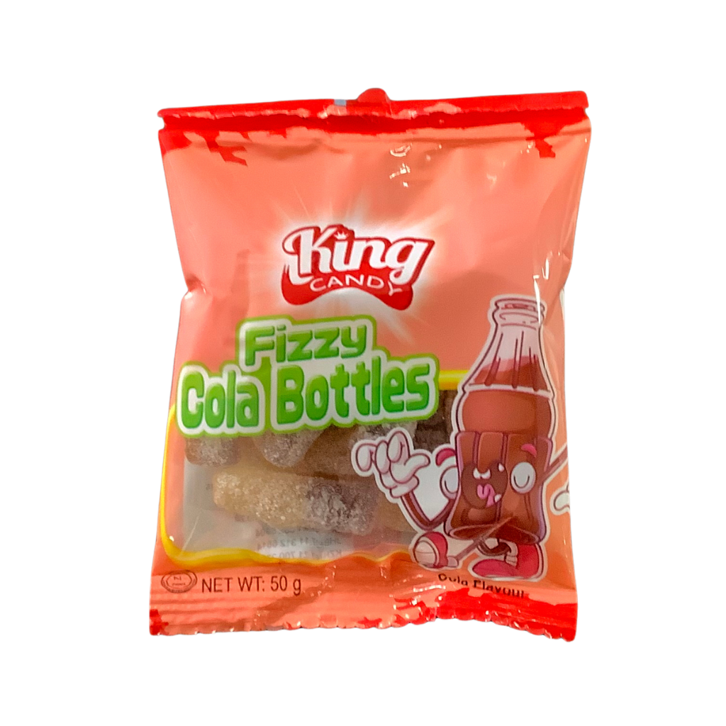 King Candy Fizzy Cola Bottles Flavour 50g