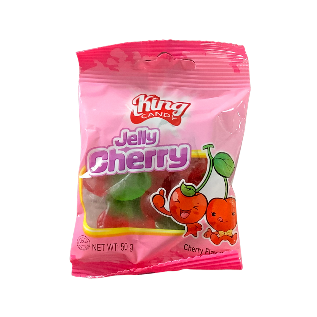 King Candy Jelly Cherry Flavour 50g