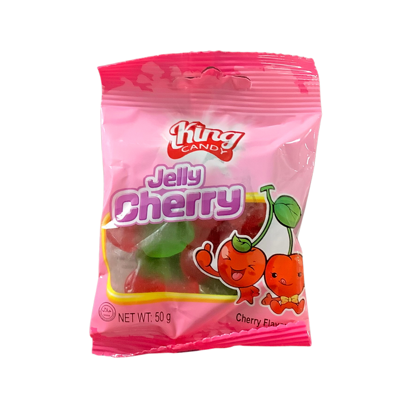 King Candy Jelly Cherry Flavour 50g