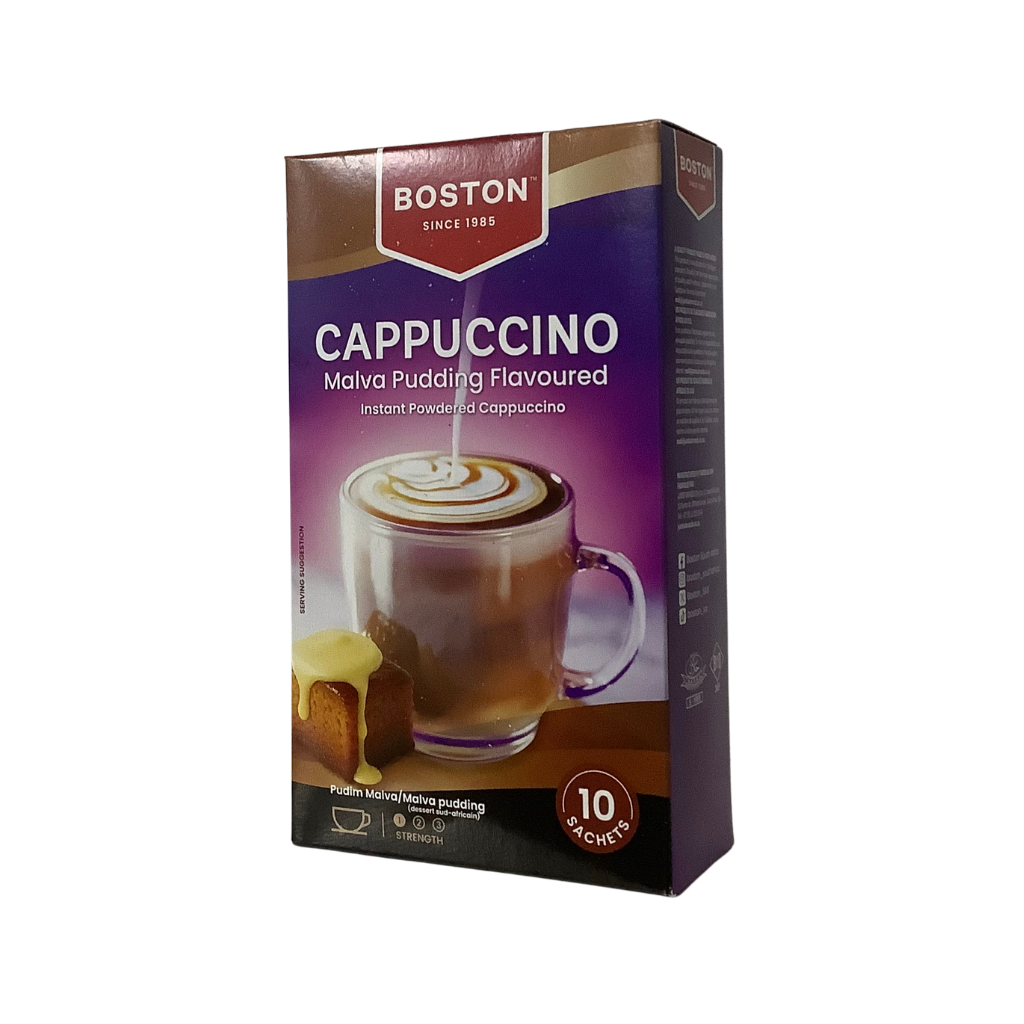 Boston Cappuccino Malva Pudding Flavoured 10 Sachets
