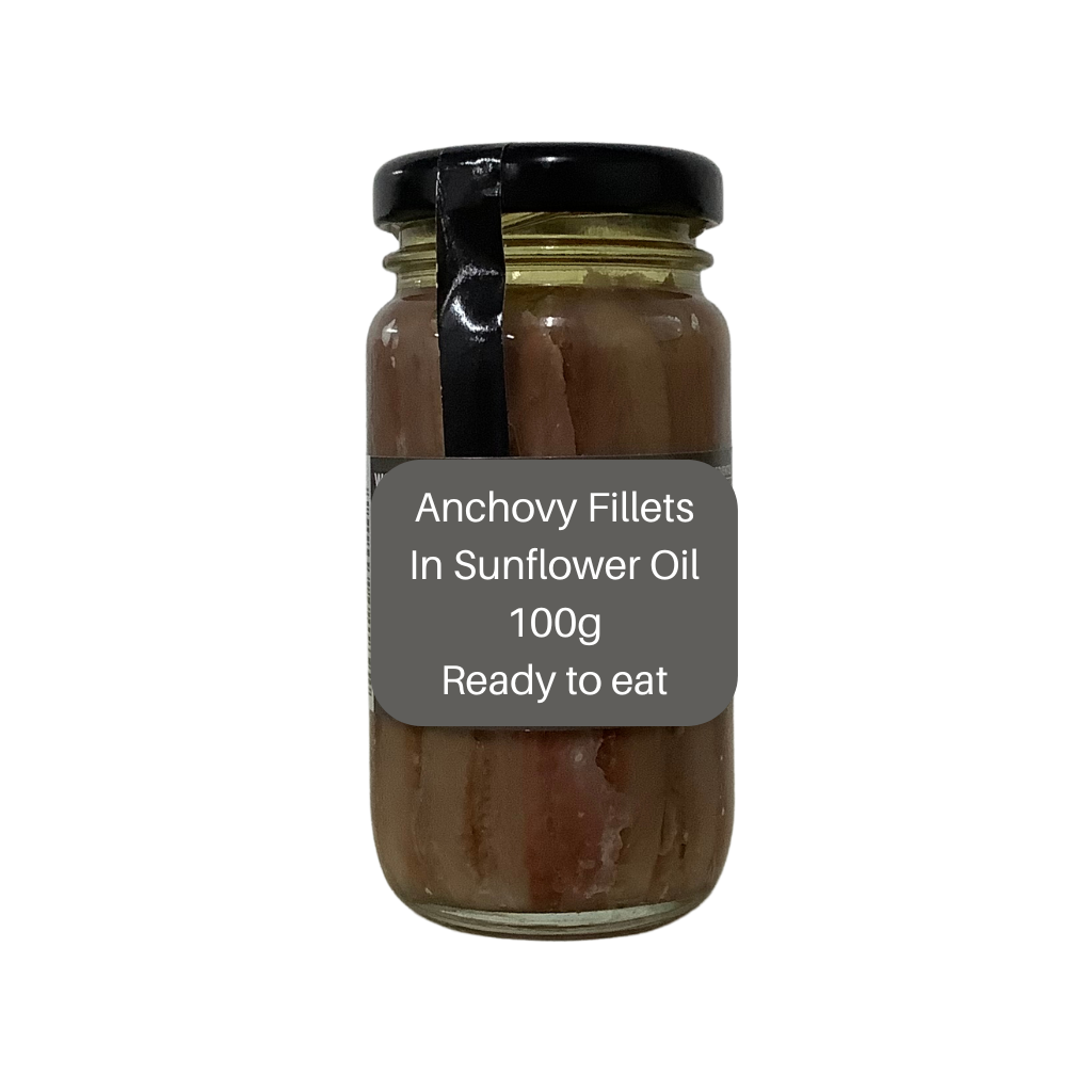 Anchovy Fillets in Sunflower Oil 100g