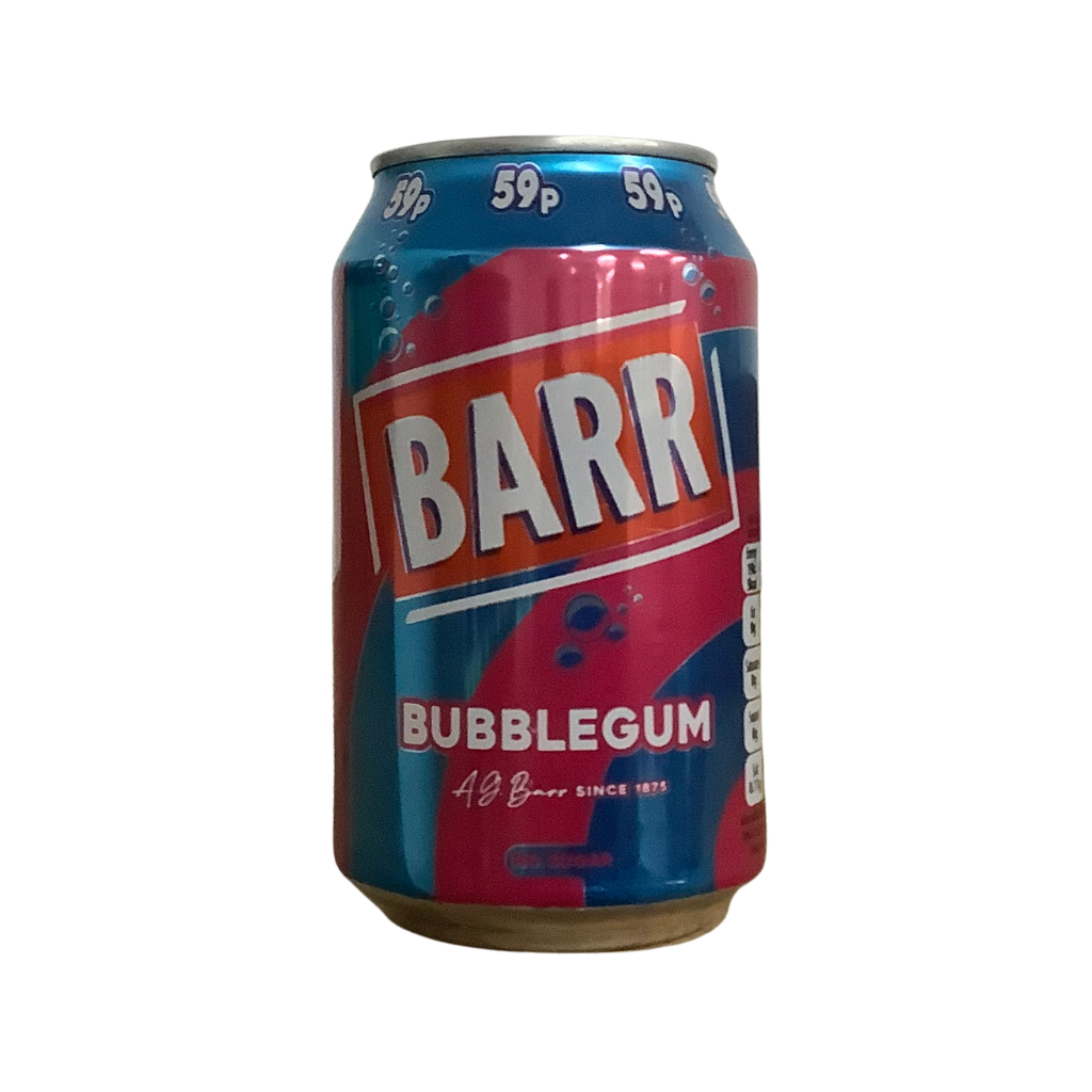 Barr Bubblegum Flavour No Sugar 24 x 330ml
