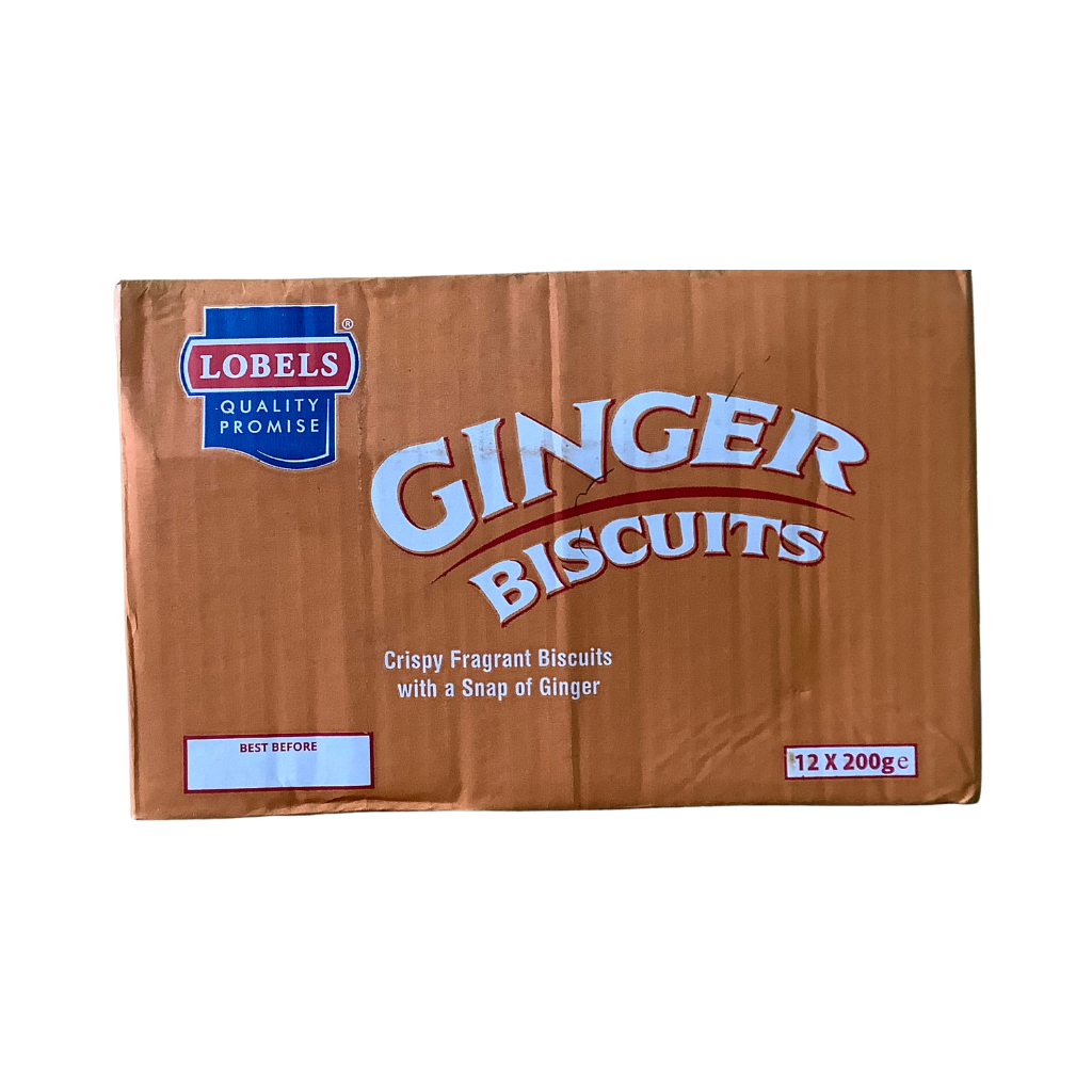 Lobels Ginger Biscuits 12 x 200g