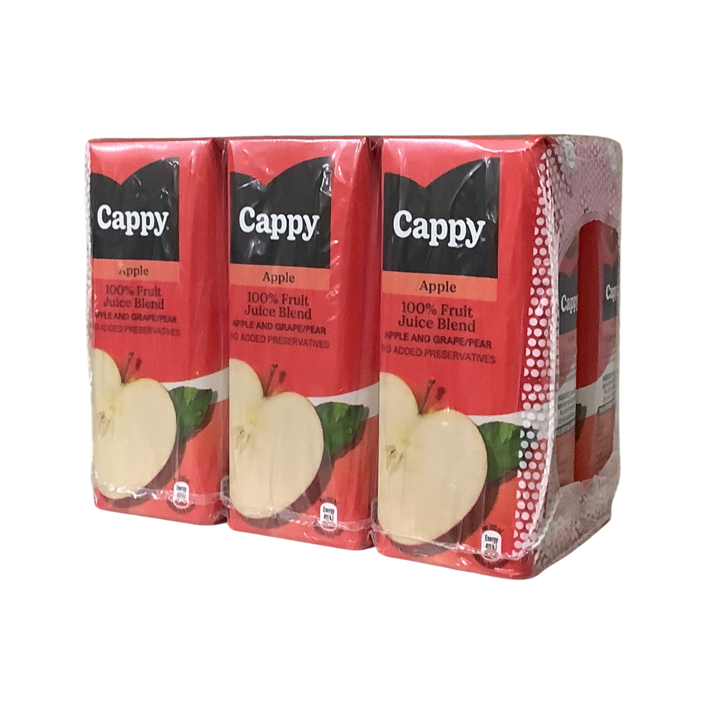 Cappy Apple 100% Fruit Juice Blend 6 x 200ml