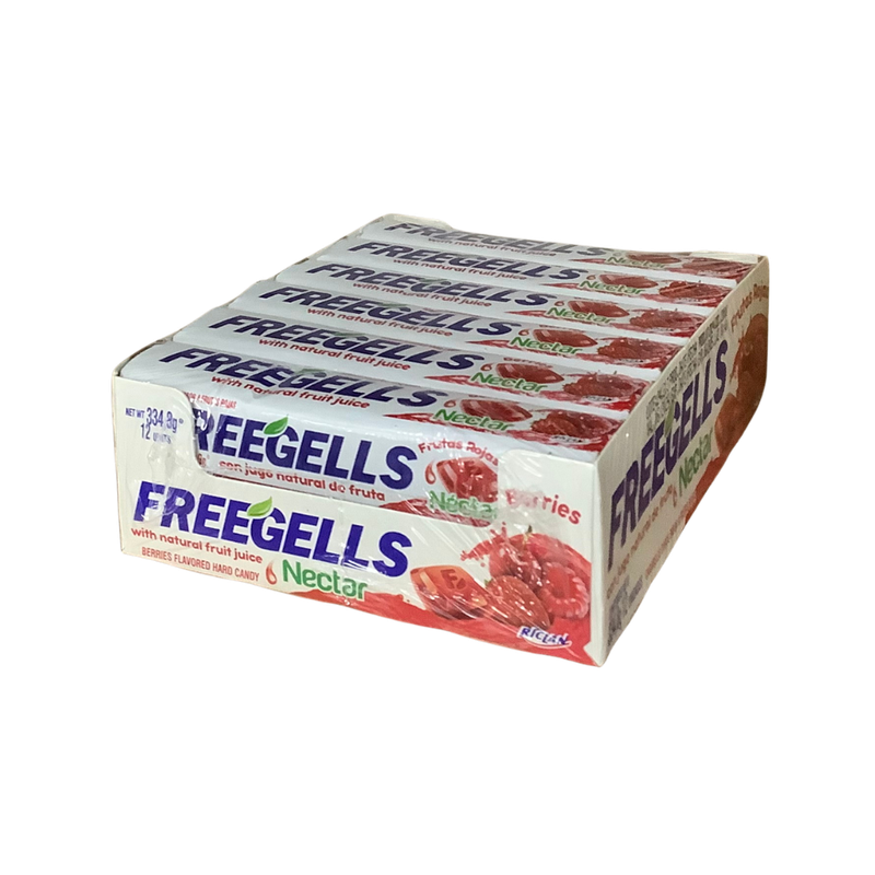Freegells Mixed Berries Lozenges 12 x 27.9g