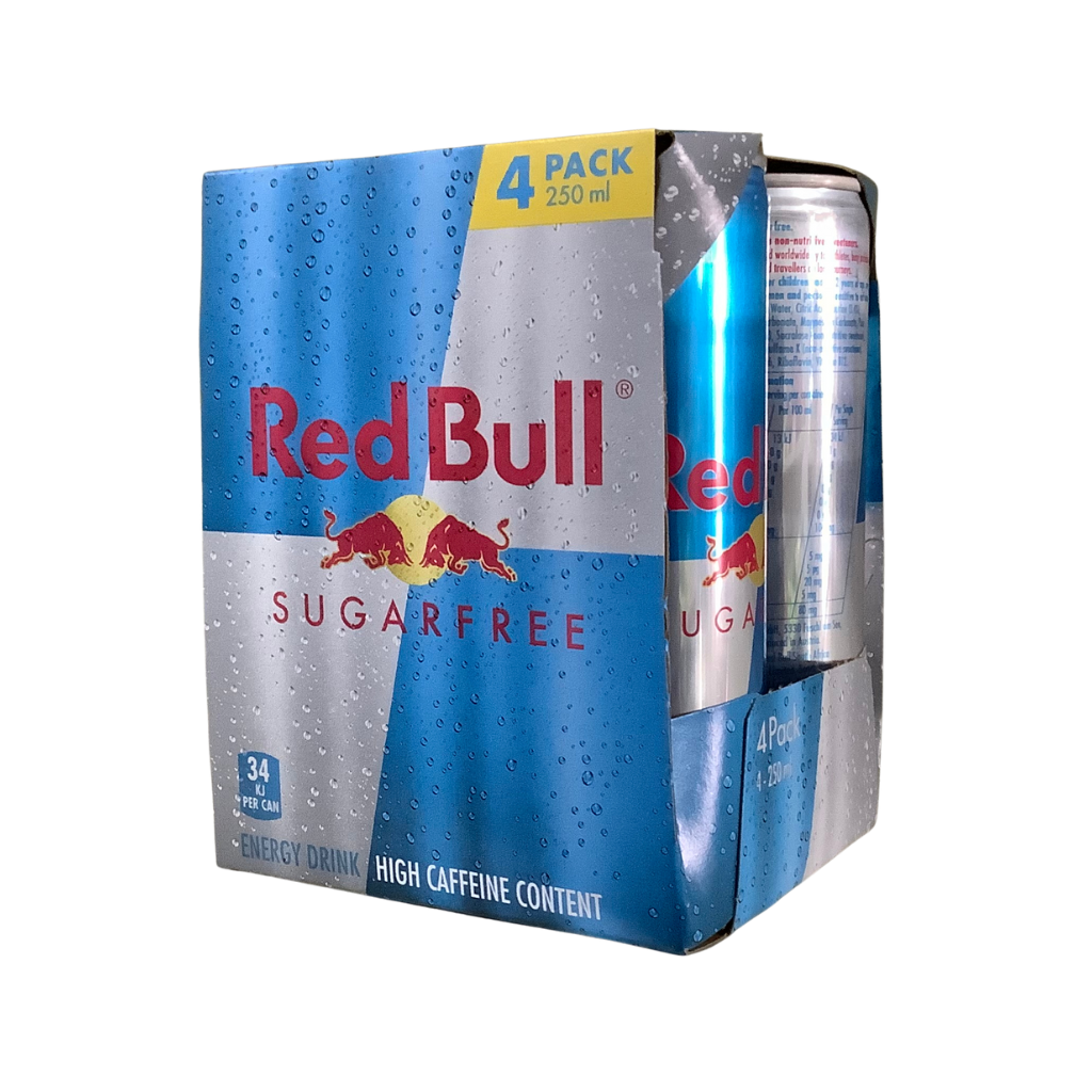 Red Bull Sugar Free 4 x 250ml