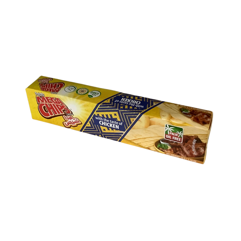 Mega Long Potato Chips Chicken Flavour 50g