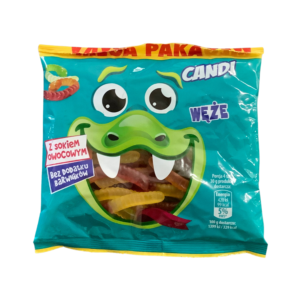 Candi Jelly Worms Value Pack  400g