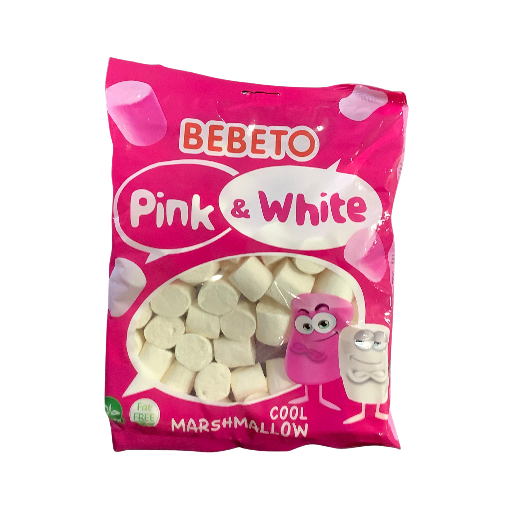 Bebeto Pink &amp; White Cool Marshmallow 250g