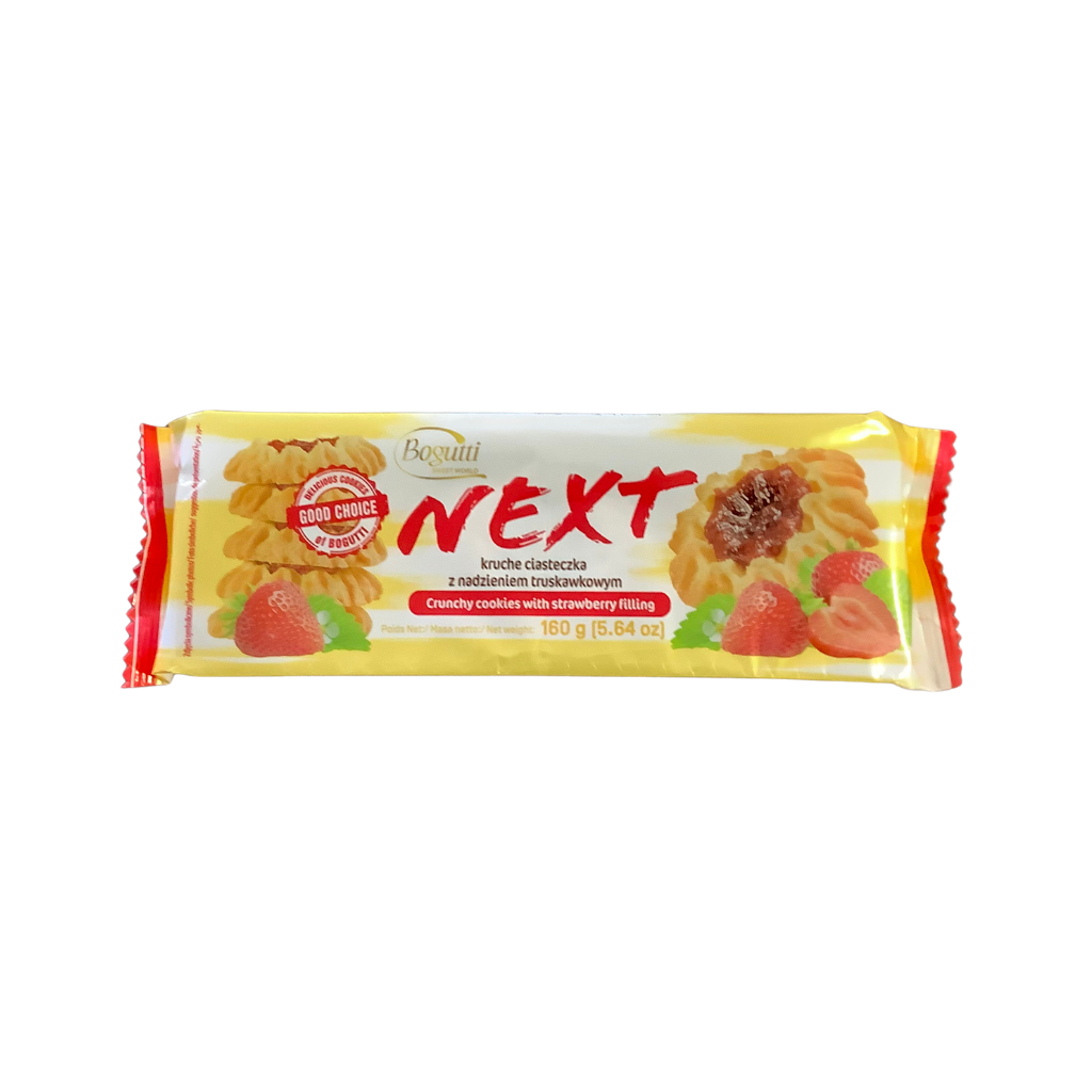 Bogutti Next Cookies With Strawberry Filling 160g