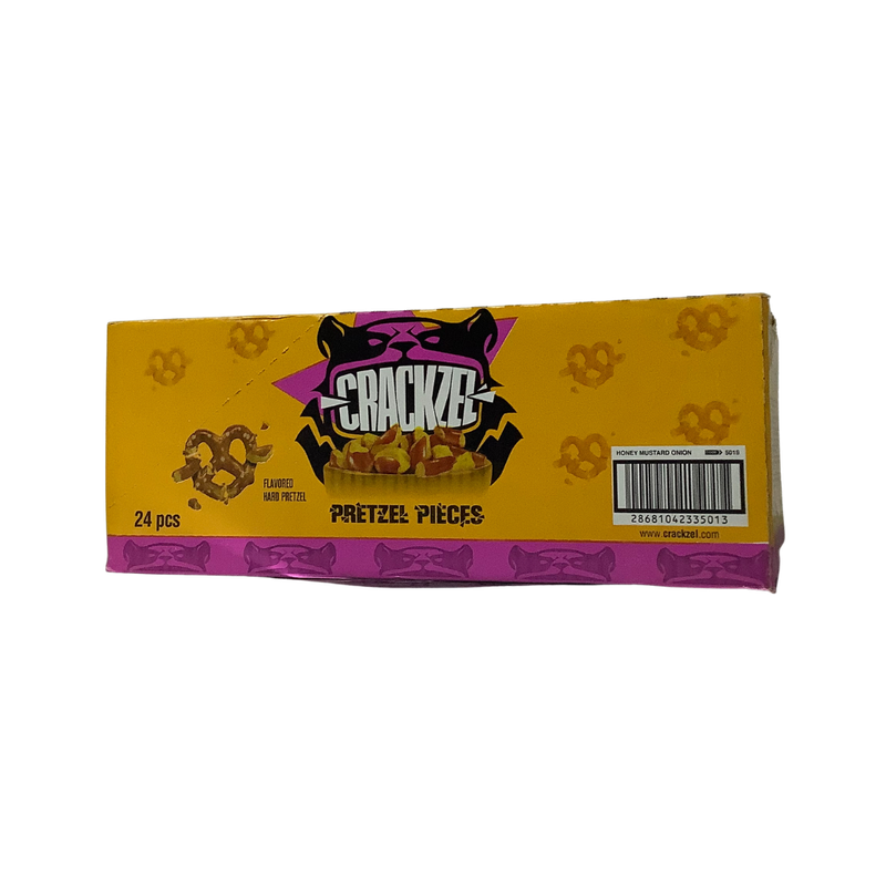 Crackzel Pretzel Pieces Honey Mustard Onion 24 x 85g