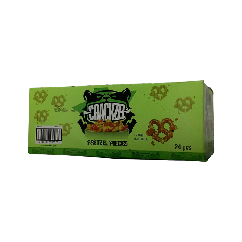 Crackzel Pretzel Pieces Wasabi 24 x 85g