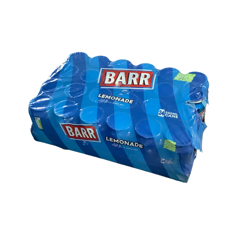 Barr Lemonade Soda Can 24 x 330ml