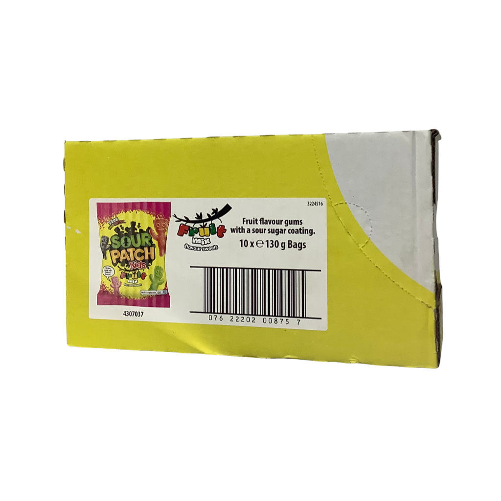 Sour Patch Kids Fruit Mix Flavour Sweets 10 x 130g