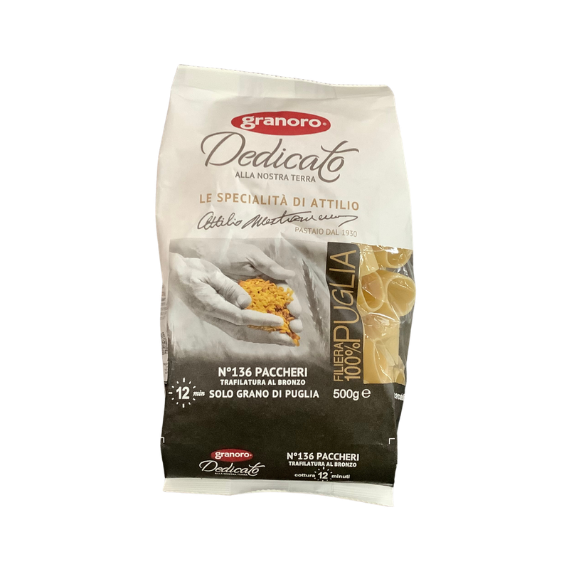 Granoro No136 Paccheri Trafilatura Al Bronzo 500g