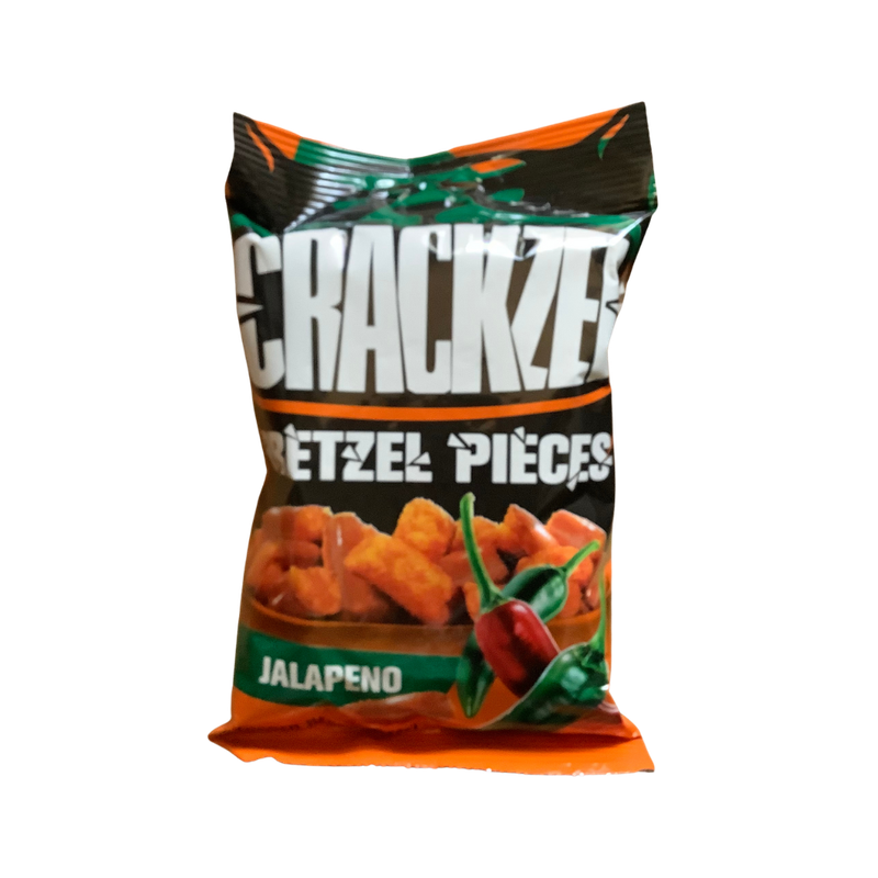 Crackzel Pretzel Pieces Jalapeno 85g