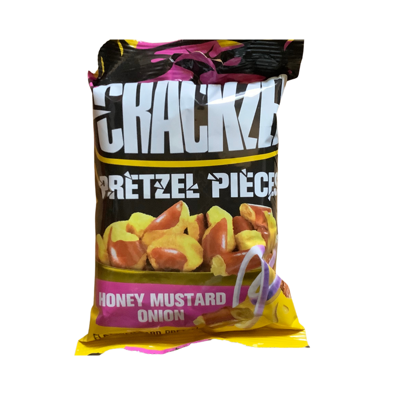 Crackzel Pretzel Pieces Honey Mustard Onion 85g
