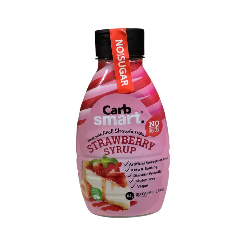 Carb Smart Strawberry Syrup 330ml