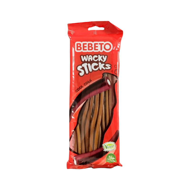 Bebeto Wacky Sticks Cool Cola 180g