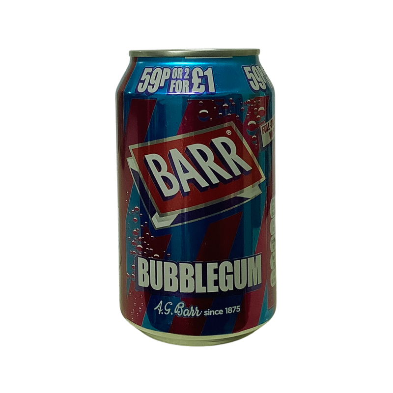 Barr Bubblegum Flavour No Sugar 330ml