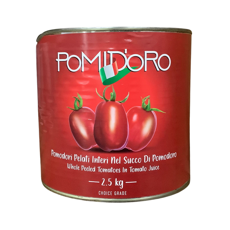 Pomidoro Whole Peeled Tomato in Tomato Juice 2.5kg