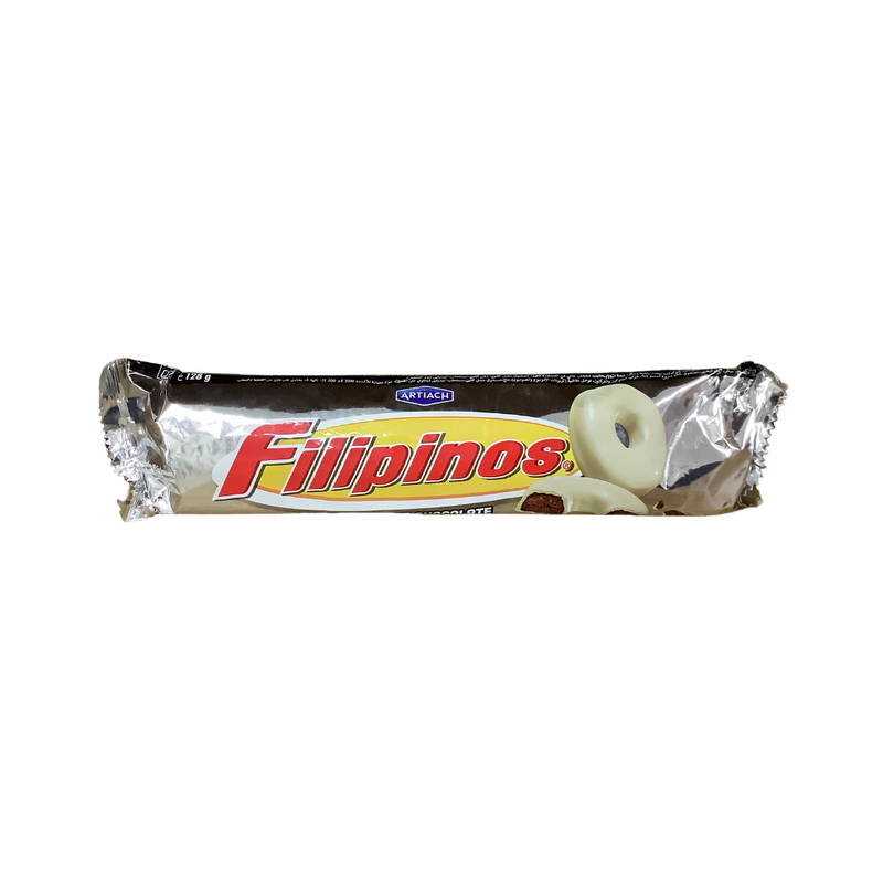 Filipinos Biscuits With Real White Chocolate 128g