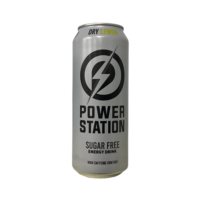 Power Station Dry Lemon Sugar Free Energy Drink 500ml