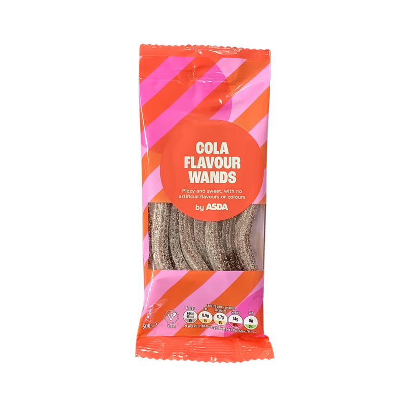 Asda Cola Flavour Wands 50g