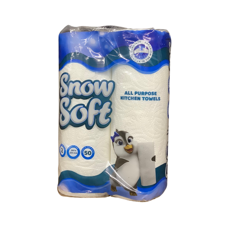 Snow Soft All Purpose Kitchen Towel 2 Rolls