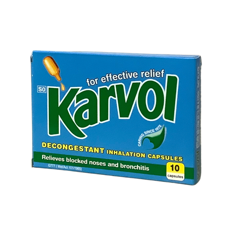 Karvol Decongestant Inhalation Capsules 10 Capsules