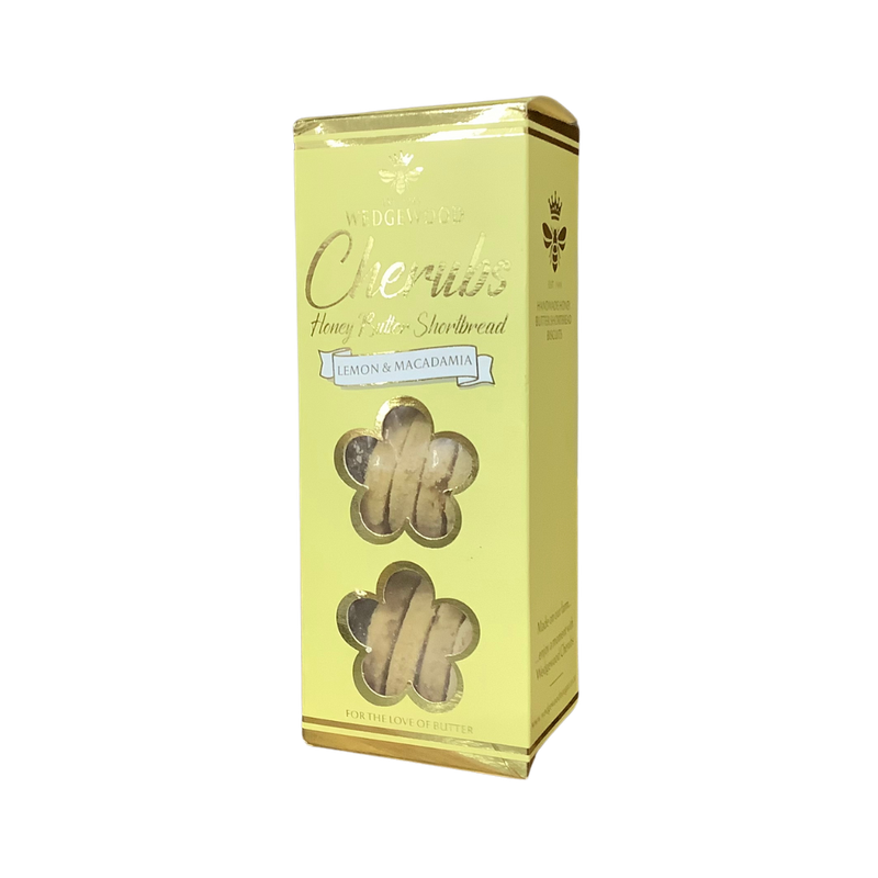 Wedgewood Cherubs  Honey Butter Shortbread Lemon &amp; Macadamia 150g