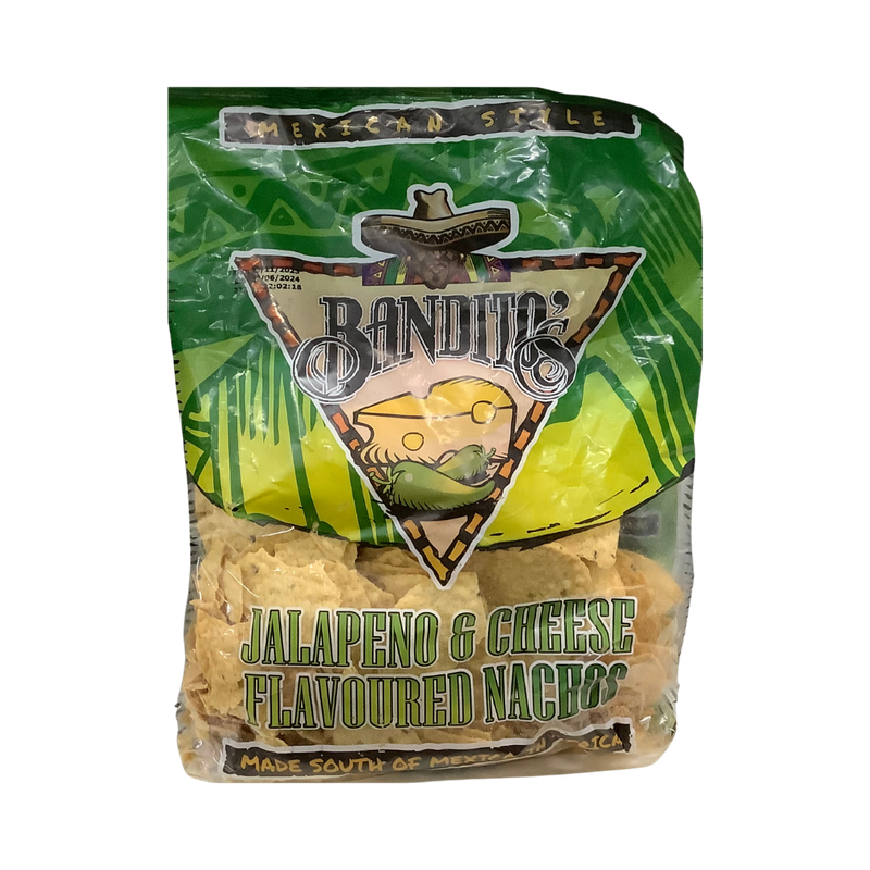 Bandito's Nachos Jalapeno &amp; Cheese Flavoured 250g