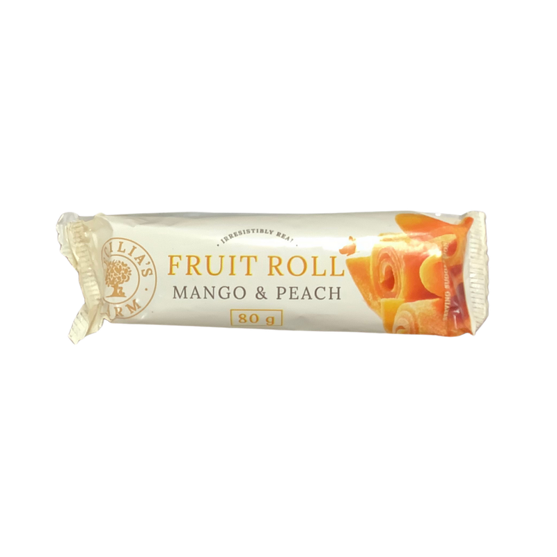 Cecilia's Farm Fruit Roll Mango &amp; Peach 80g