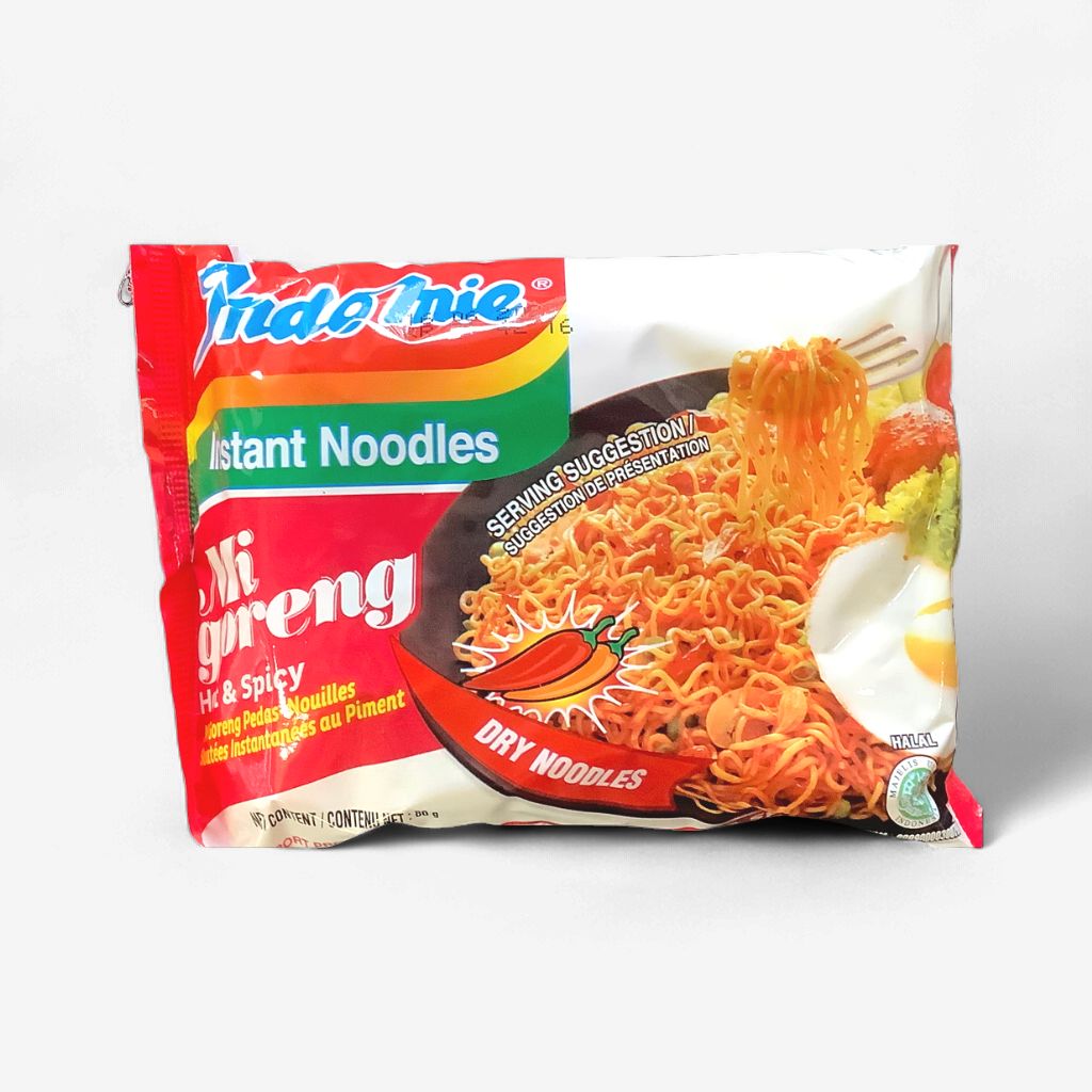 Indomie Noodles Mie Goreng Hot &amp; Spicy 80g