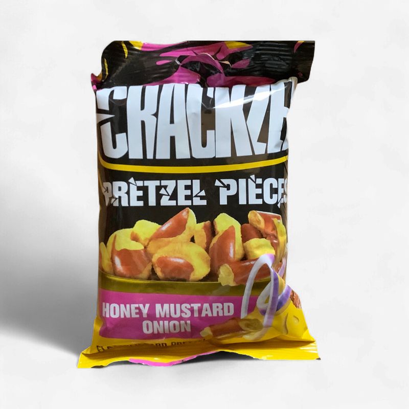 Crackzel Pretzel Pieces Honey Mustard Onion 85g