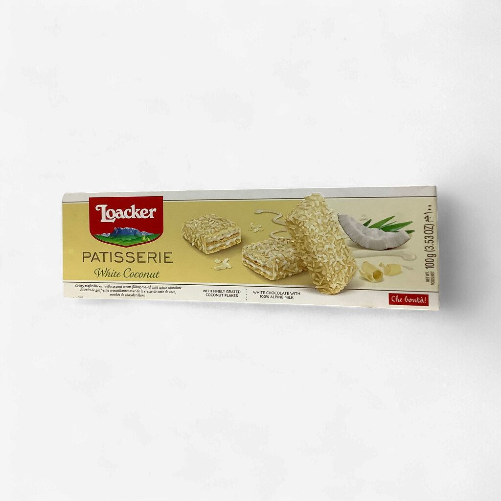 Loacker Patisserie White Coconut 100g