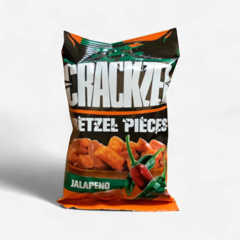 Crackzel Pretzel Pieces Jalapeno 85g
