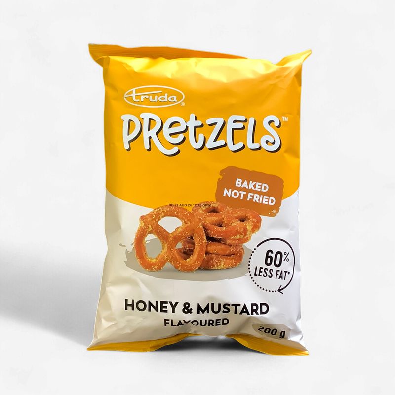 Truda Pretzels Honey &amp; Mustard Flavoured 200g