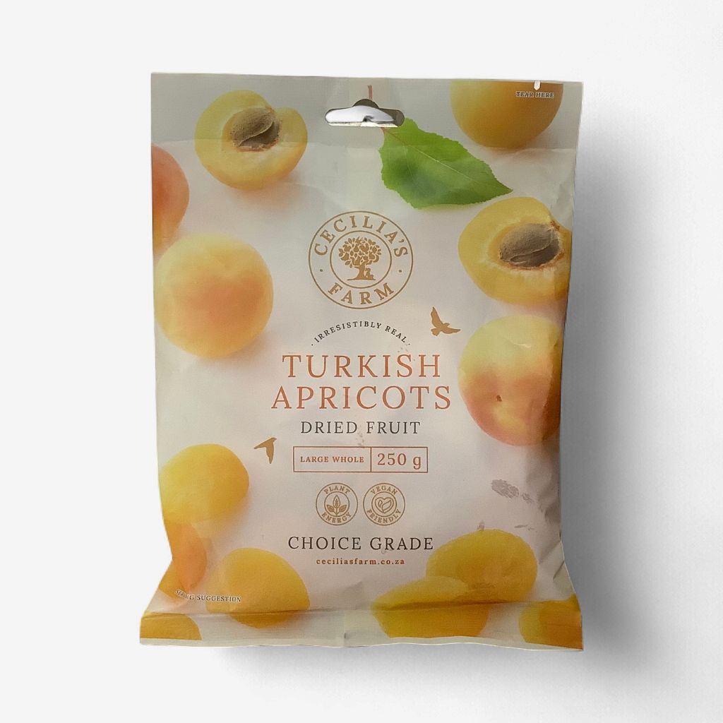 Cecilia's Farm Turkish Apricots Dried Fruit 250g