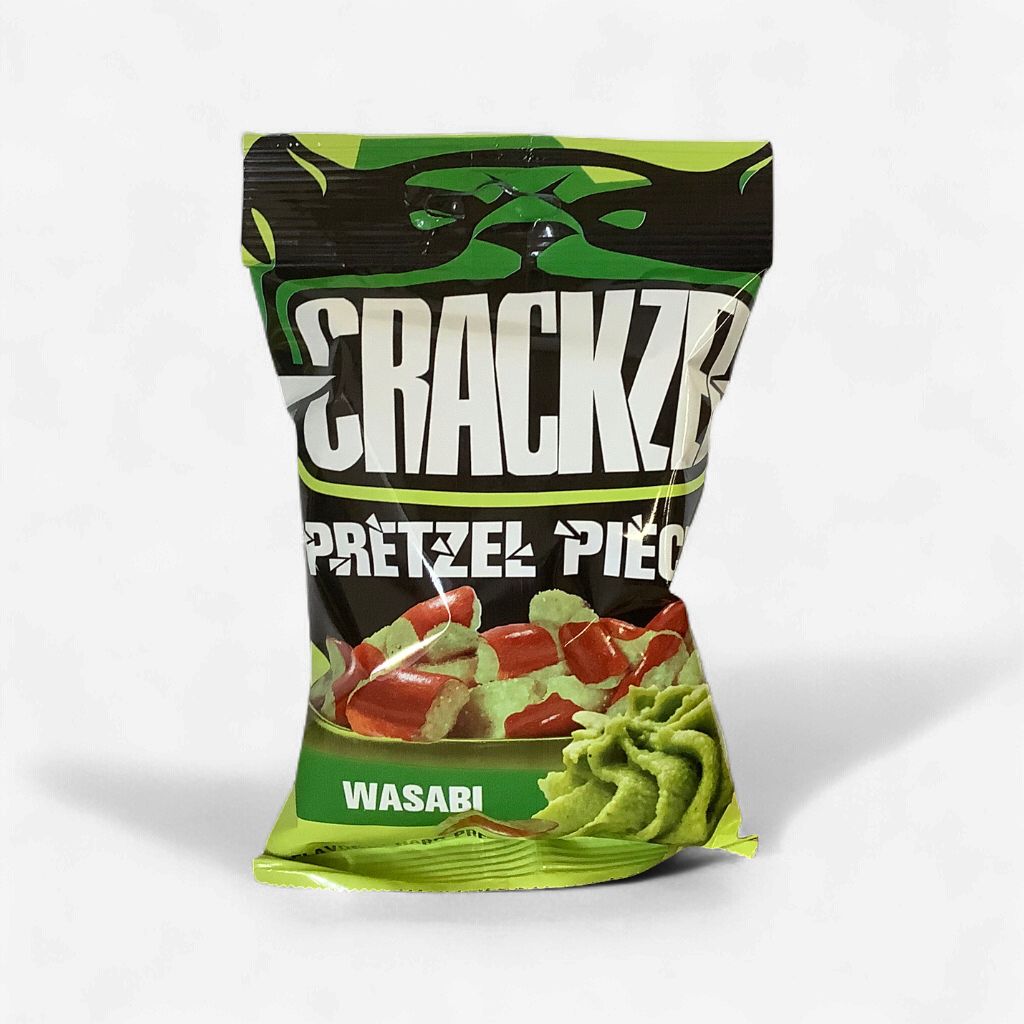 Crackzel Pretzel Pieces Wasabi 85g