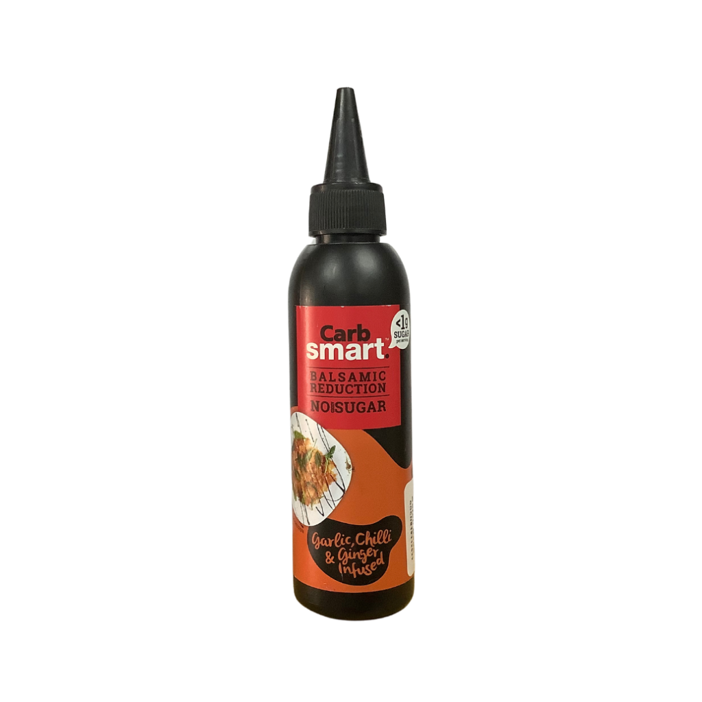 Carb Smart Balsamic Reduction Garlic, Chilli &amp; Ginger Infused 150ml