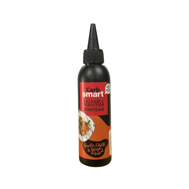 Carb Smart Balsamic Reduction Garlic, Chilli &amp; Ginger Infused 150ml