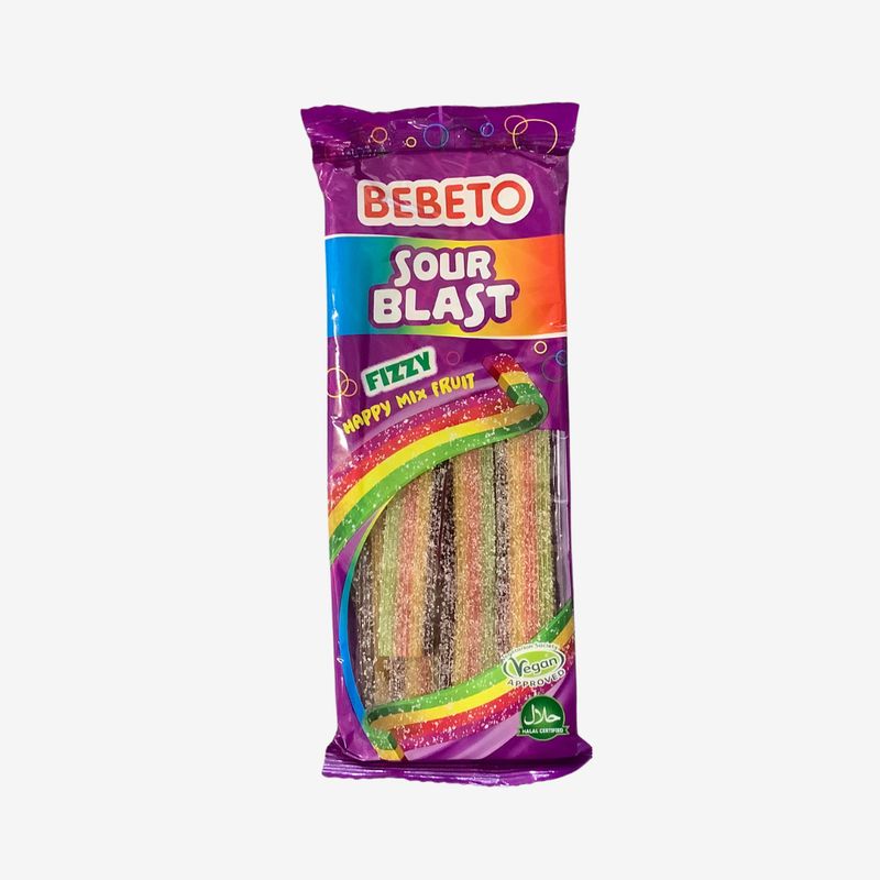 Bebeto Sour Blast Belt Happy Fruit Mix 180g