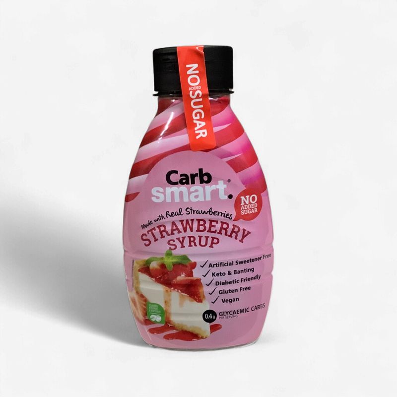 Carb Smart Strawberry Syrup 330ml