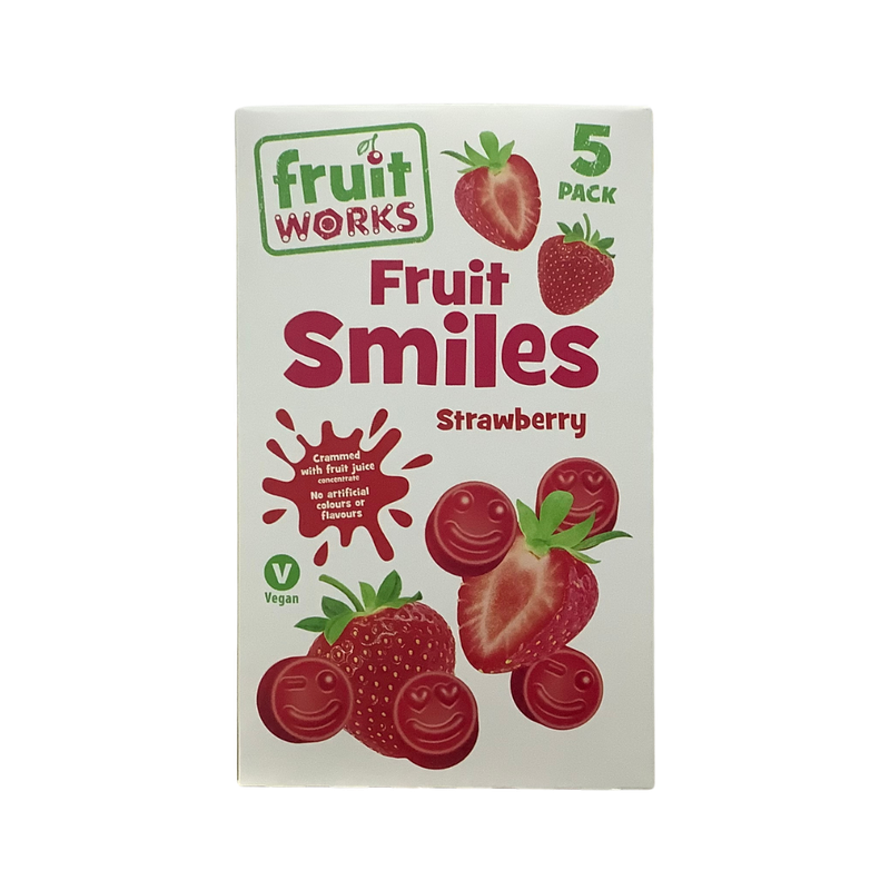 Fruit Works Fruit Smiles Strawberry 90g